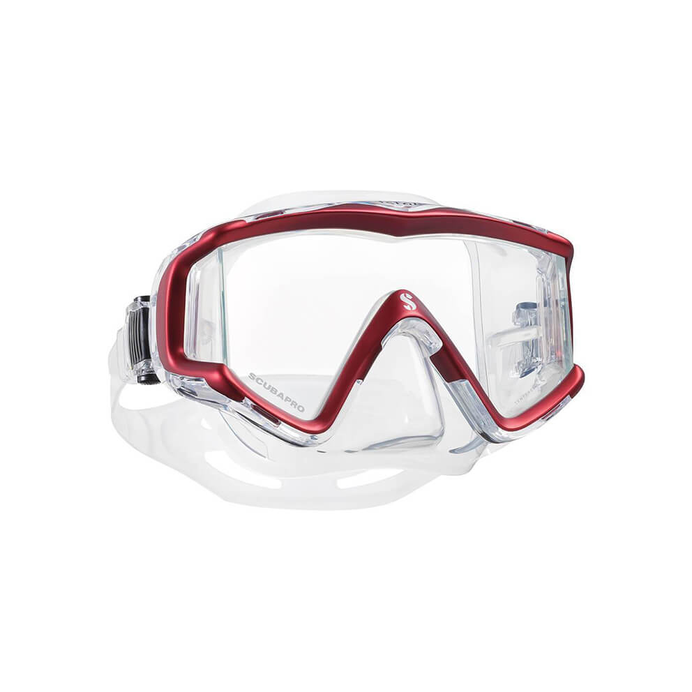 Scubapro Crystal Vu Clear Red